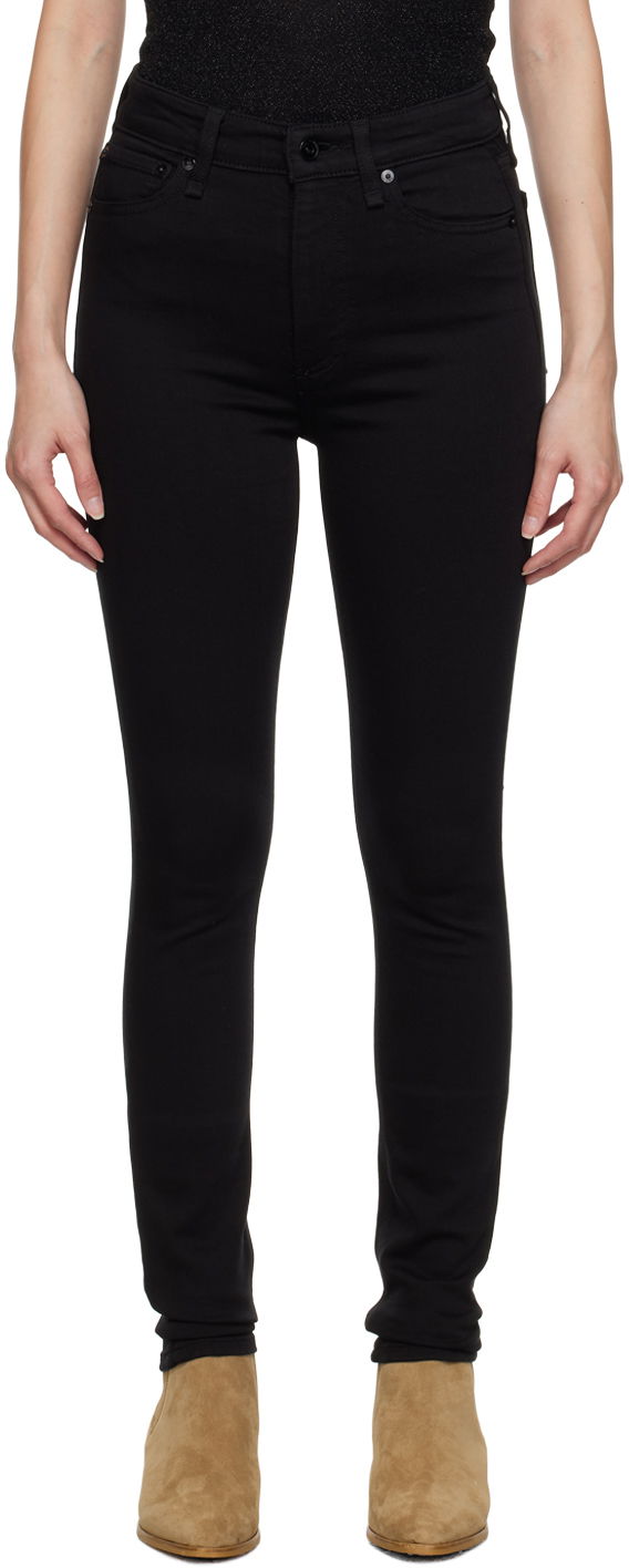 Jeans rag & bone Nina Slim-Fit Jeans Crna | WDD21S2664N5BL