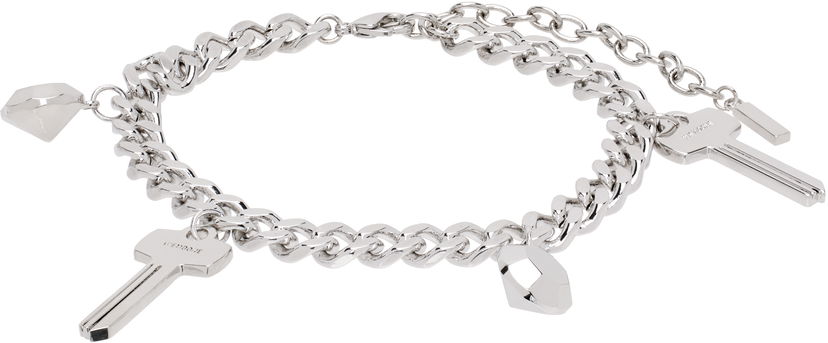 Narukvica We11done Charm Chain Bracelet With Keys Metalik | WD-AJ3-24-530-U-SV
