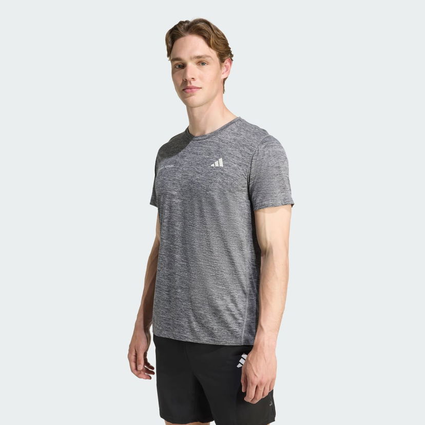Majica kratkih rukava adidas Performance Own The Run Tee Siva | JN9870