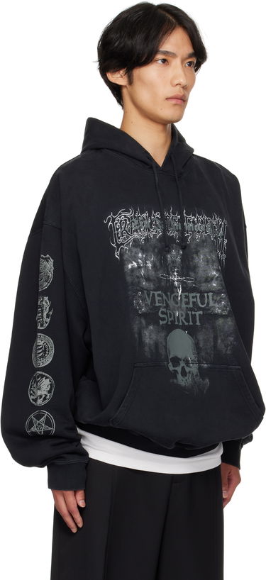 Dukserice VETEMENTS Vetements Cradle of Filth 'Vengeful Spirit' Oversized Hoodie Crna | UCF76HD650M, 1