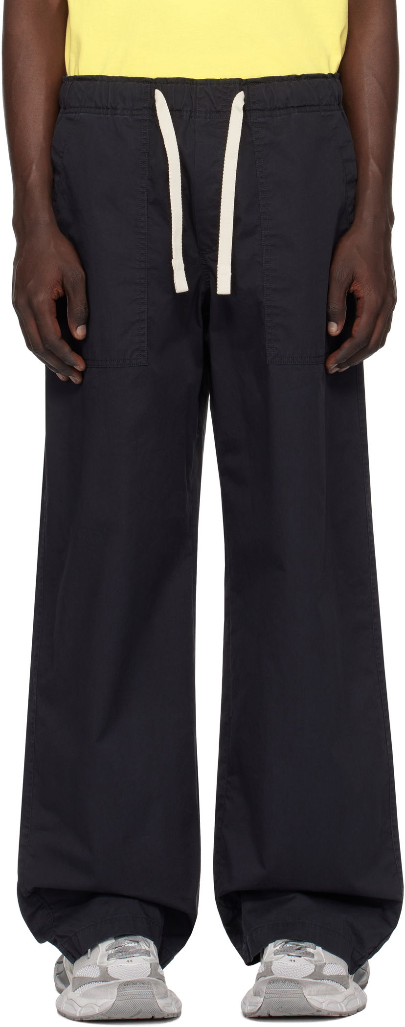Cargo hlače Palm Angels Loose Fit Cargo Pants Crna | PMCA117S25FAB0011010
