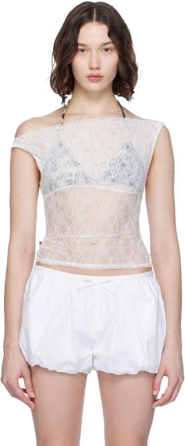 Majica bez rukava Miaou Miaou Lani Lace Top Bijela | 7114SLCDOV, 0
