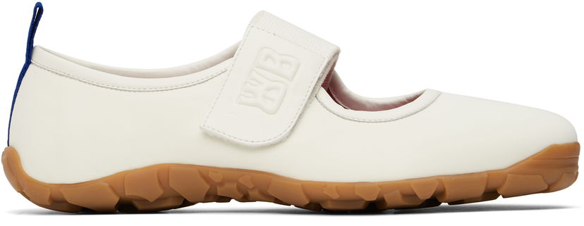 Odjeća Wales Bonner Wales Bonner Mary Jane Flats Bijela | WBM44550B-21122
