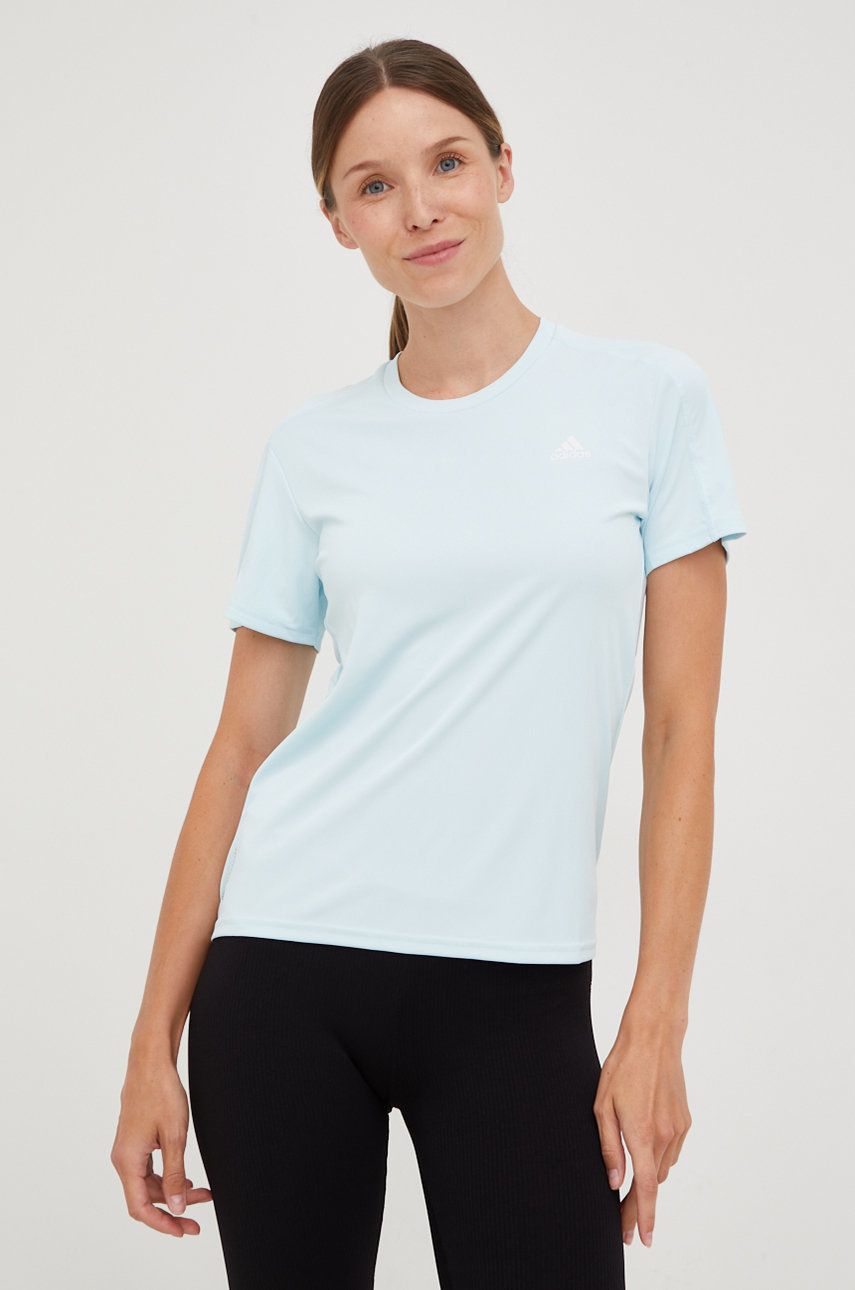 Majica kratkih rukava adidas Performance adidas Performance Run It Running Tee Plava | HL1456, 0