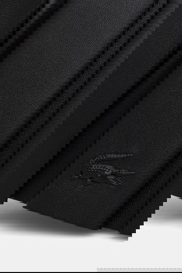 Torba za rame Lacoste Lacoste Pleated Leather Shoulder Bag Crna | NU5015DP, 3