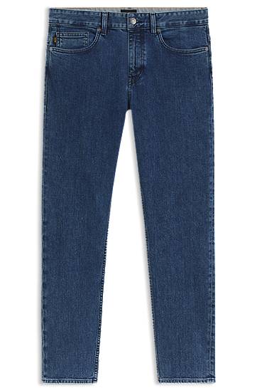 Jeans BOSS Delaware Slim-Fit Comfort-Stretch Jeans Plava | 50544629