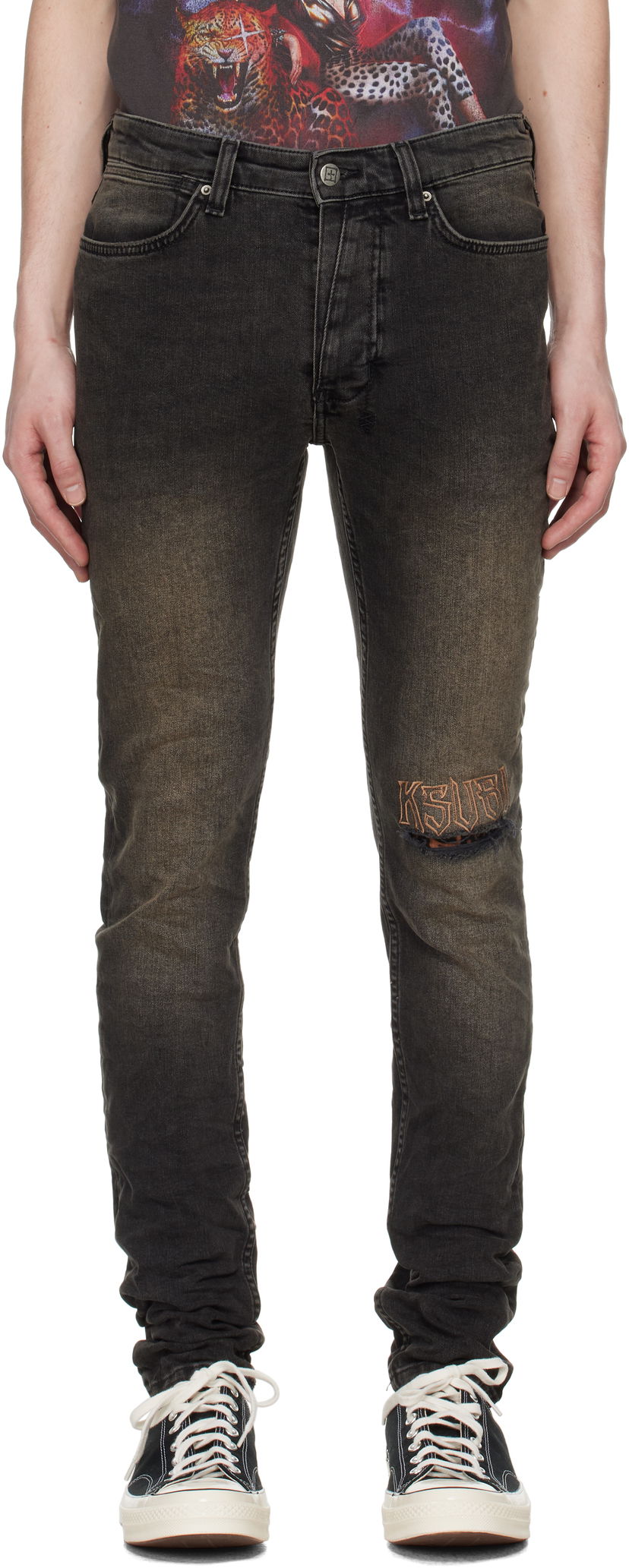 Jeans Ksubi Ksubi Van Winkle Jeans Crna | MSP25DJ032