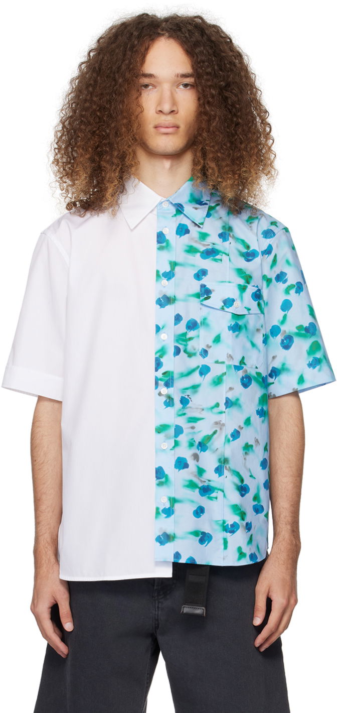 Košulja Marni Floral Shirt Plava | CUMU0288QY UTC325