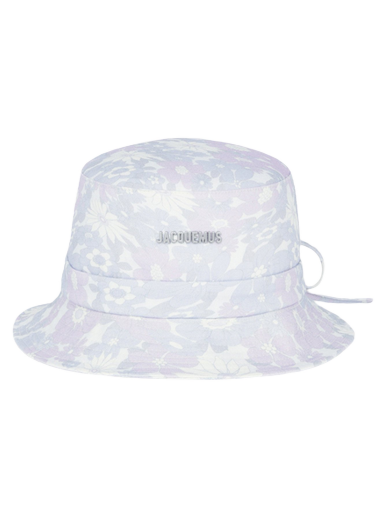 Šešir Jacquemus Bob Gadjo Bow Knotted Print Bijela | 223AC001-5002-6AG