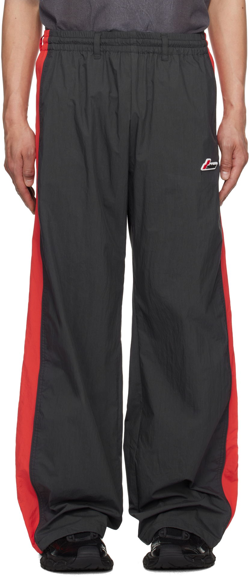 Trenirka We11done We11done Selldone Colorblock Trousers Crna | WD-PT1-25-246-U-CH