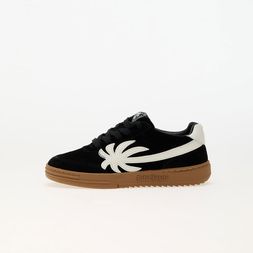 Tenisice i cipele Palm Angels Palm Beach University Leather Black White Crna | PBIA015F24LEA0011001