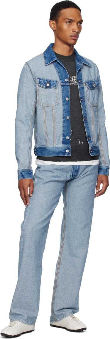 Jeans Maison Margiela MM6 Maison Margiela Straight-Leg Jeans Plava | SH0LA0026 M30018, 3