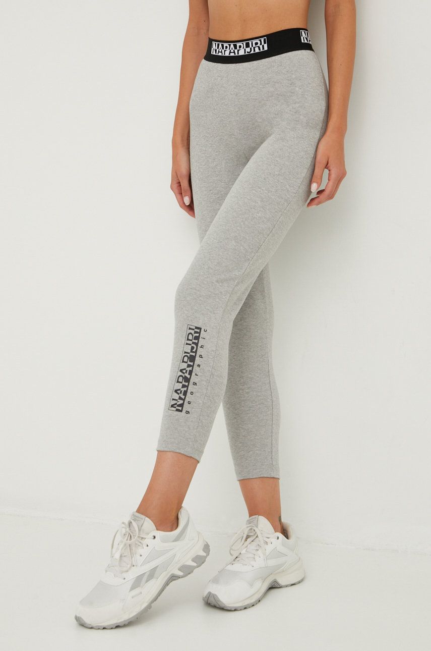 Tajice Napapijri M-Box Leggings 4 Siva | NP0A4GKT1601, 0