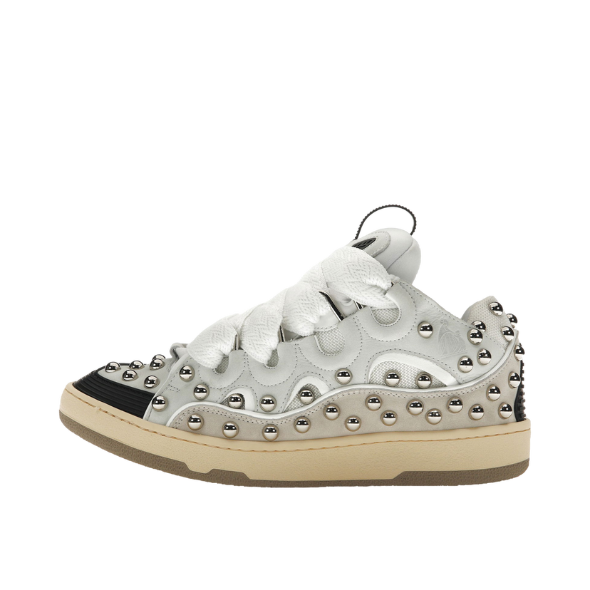 Tenisice i cipele LANVIN Studded Leather Curb "White" Bijela | FMSKRK11STCAH2300
