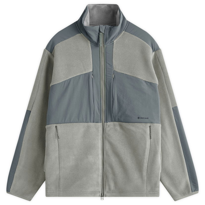 Dukserice Snow Peak Double Face Fleece Jacket Siva | SW-24AU007-GRY