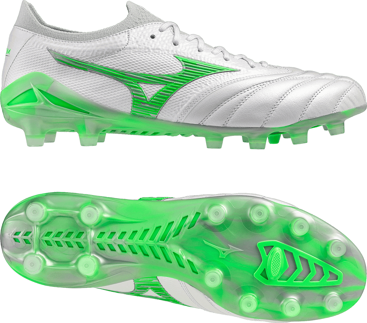 Tenisice i cipele Mizuno Mizuno Morelia Neo IV Beta Made in Japan FG Bijela | p1ga2540-37, 1
