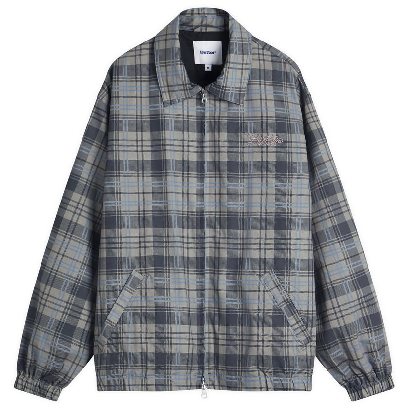 Vjetrovka Butter Goods Jive Plaid Jacket Siva | BG252602-PLA