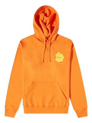 Dukserice Objects IV Life Continuity Print Hoodie Narančasta | OBJ-001-110-21
