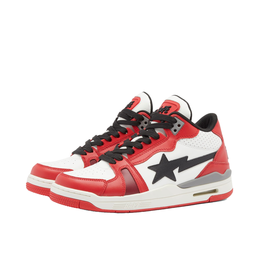 Tenisice i cipele BAPE A Bathing Ape Clutch Sta #1 Mid Crvena | 001FWJ801068I-RED