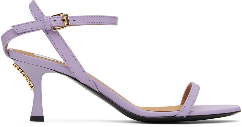 Dodaci Moschino Moschino Buckled Heeled Sandals Ljubičasta | MA16026C1M MF0 651