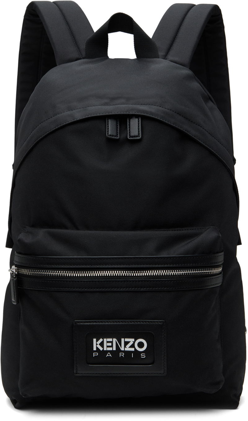 Ruksak KENZO Black Paris graphy Backpack Crna | FE55SA703B11
