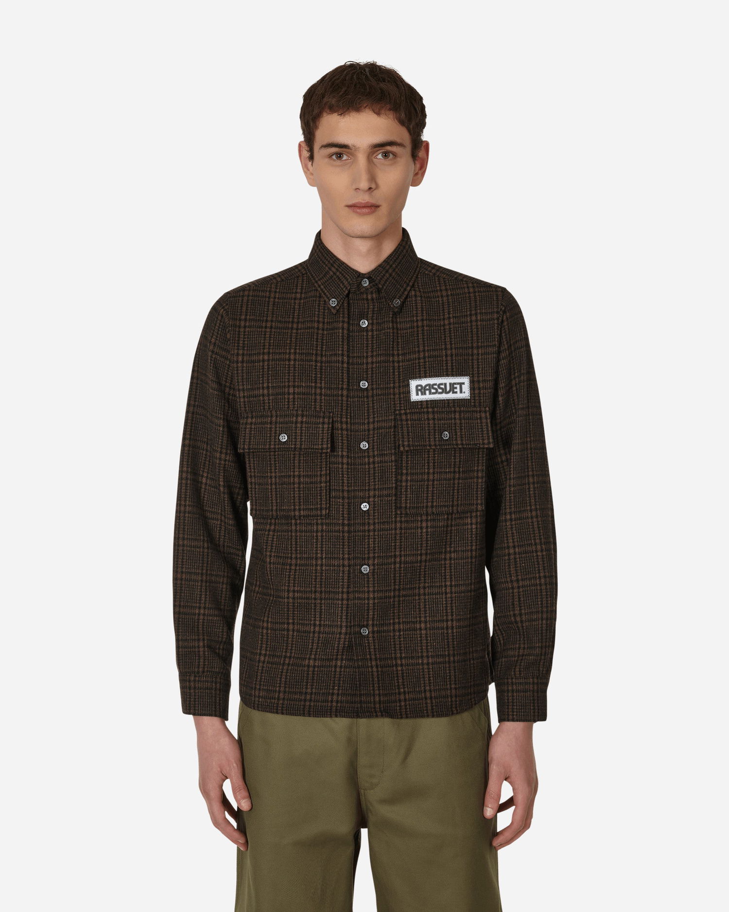 Košulja PACCBET Checked Two Pocket Shirt Smeđa | PACC11B003 1, 1