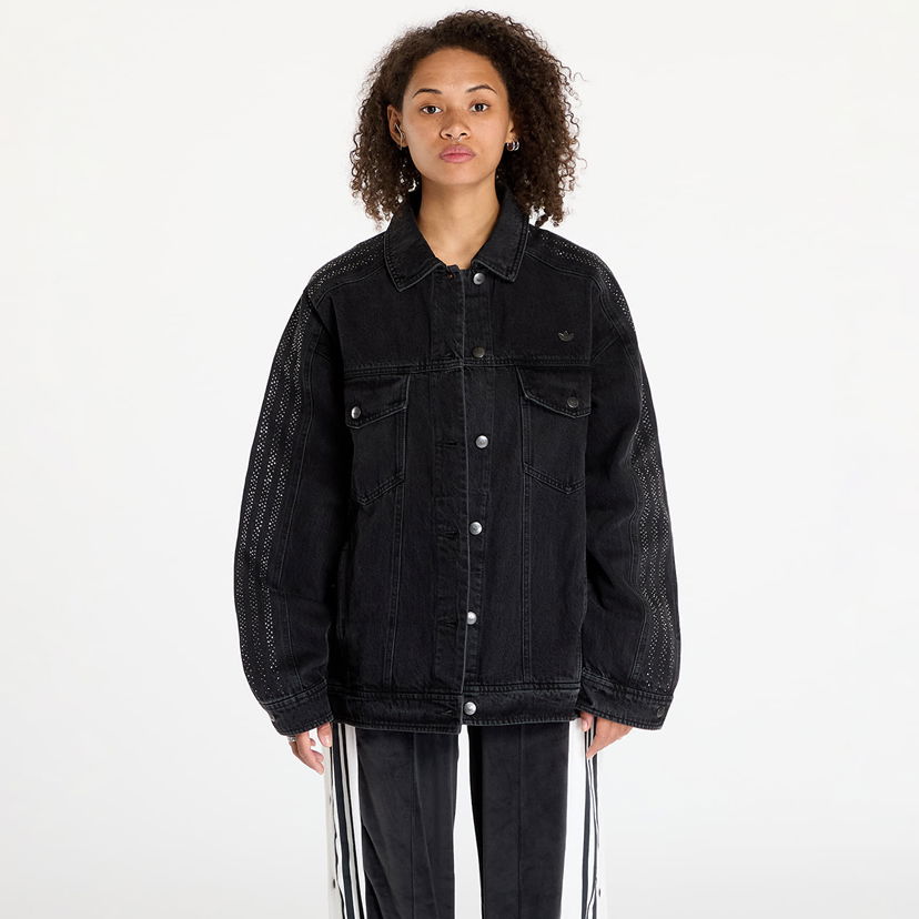 Jakna adidas Originals Atlanta Denim Jacket Black Crna | IW3103