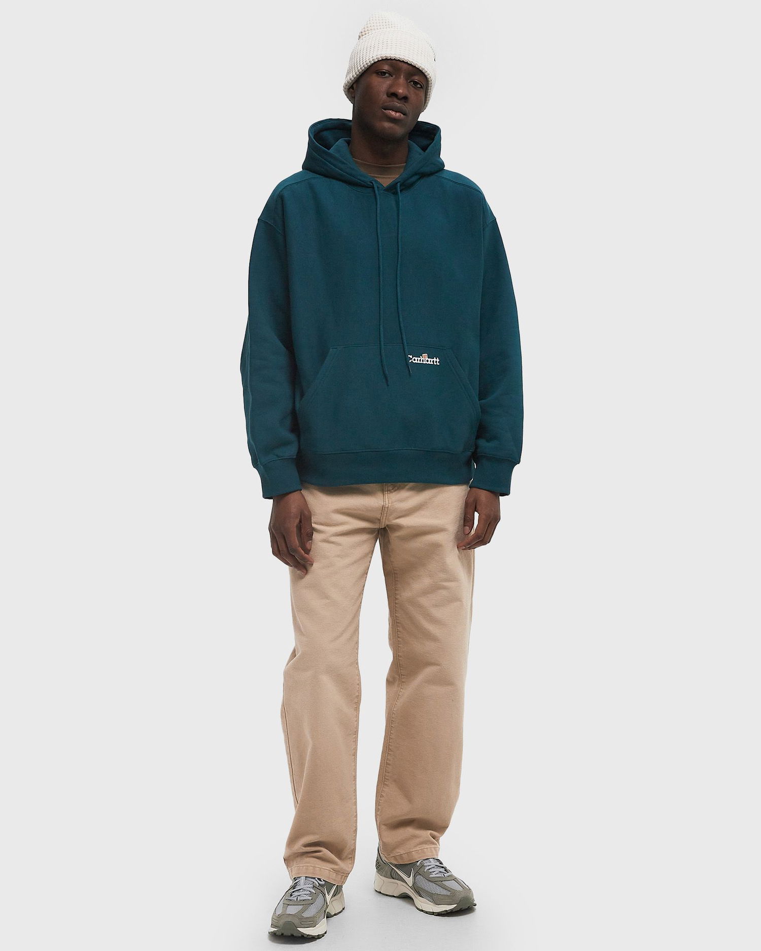 Dukserice Carhartt WIP Carhartt WIP Label Script Hoodie Plava | I034430_2M1_XX, 0