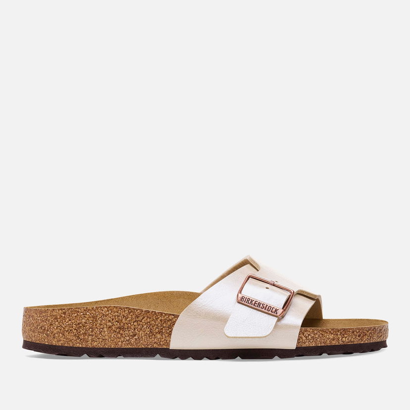 Tenisice i cipele Birkenstock Women's Catalina Graceful Slim Fit Single Strap Sandals - Pearl White Bež | 1026631