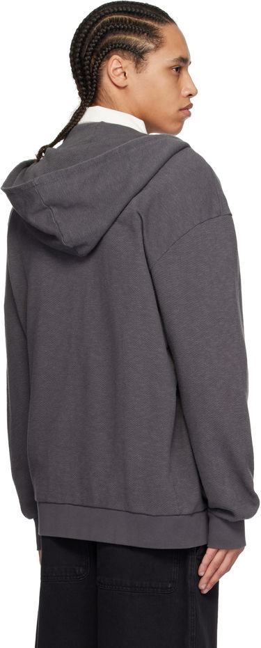 Dukserice Palmes Palmes Waffle Zip Hoodie Siva | P20-0033-888, 2