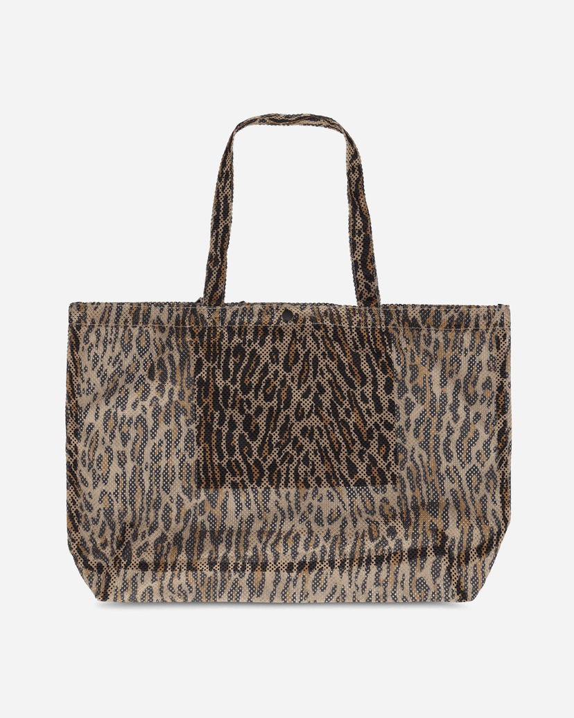 Tote bag WACKO MARIA Speak Easy Leopard Tote Bag Smeđa | 25SS-WMA-BG06 BEIGE