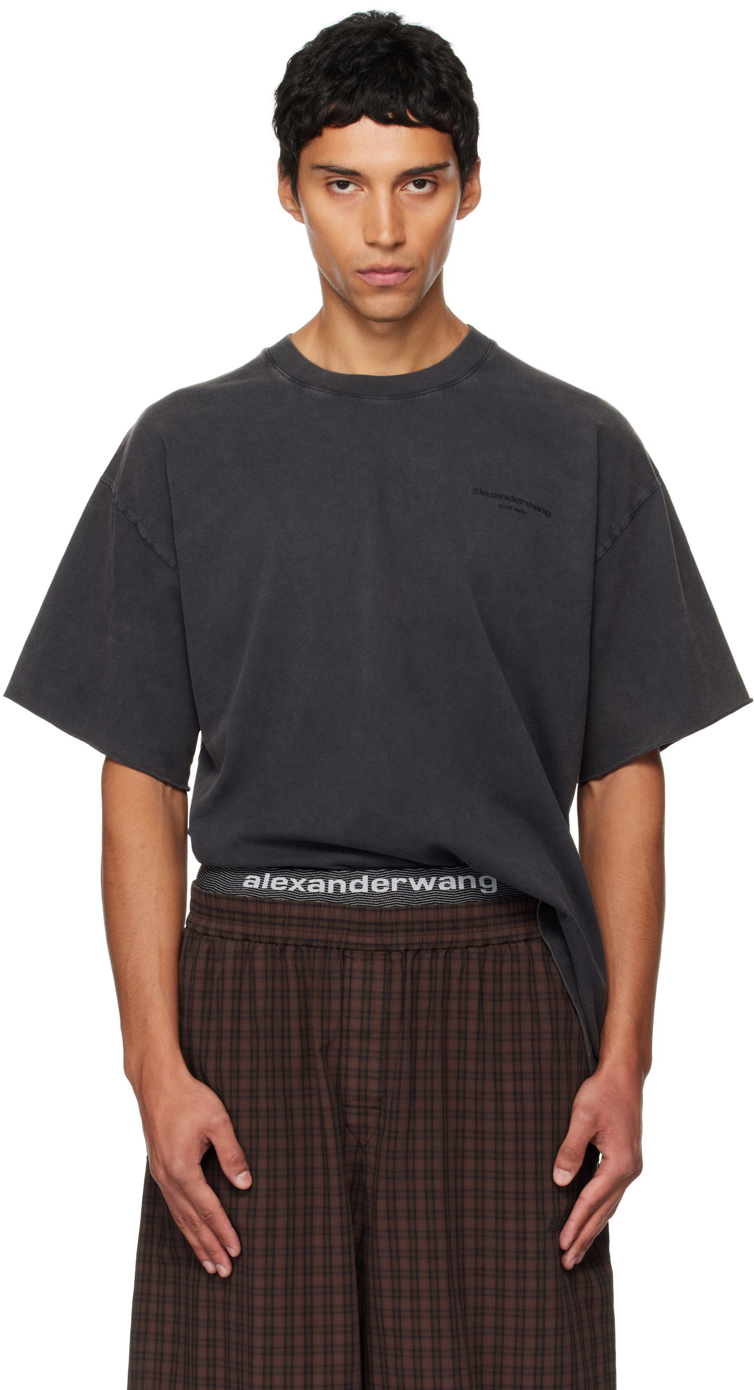 Majica kratkih rukava Alexander Wang Alexander Wang Short Sleeve T-Shirt Crna | 6CC3251101, 0