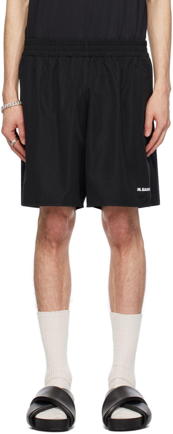 Kratke hlače Jil Sander Layered Shorts Crna | J47KA0029_JTN158