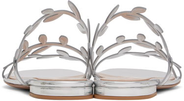 Tenisice i cipele Gianvito Rossi Flavia 05 Leaf Detail Slide Sandals Metalik | G15680-05RIC-MET, 1