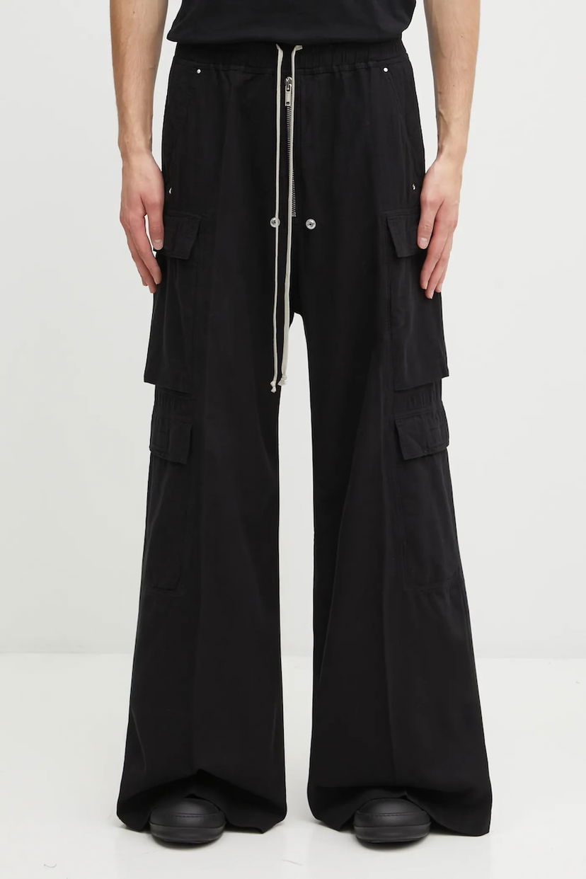 Cargo hlače Rick Owens Rick Owens DRKSHDW Double Cargo Jumbo Belas Cargo Pants Crna | DU02E7398.CFL