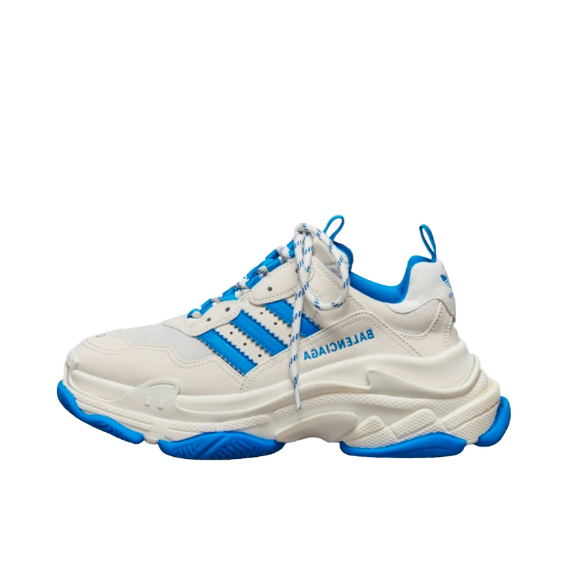 Tenisice i cipele Balenciaga adidas x Triple S White Blue W Plava | 712764W2ZB39040