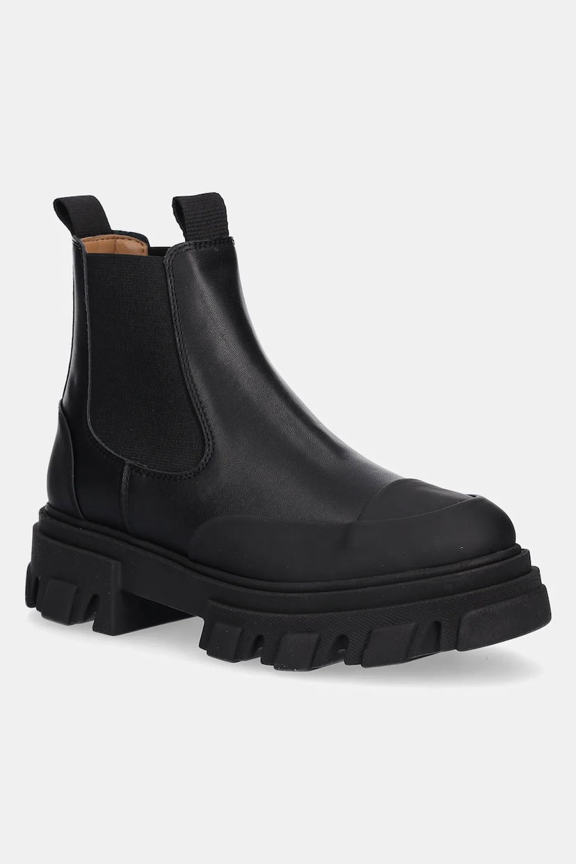 Tenisice i cipele GANNI GANNI Cleated Low Chelsea Boots Crna | S3237