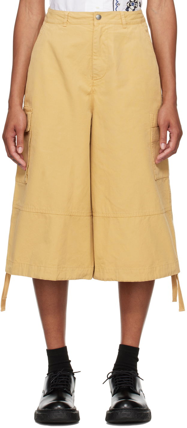 Kratke hlače YMC YMC Venice Cargo Shorts Žuta | Q4WAO
