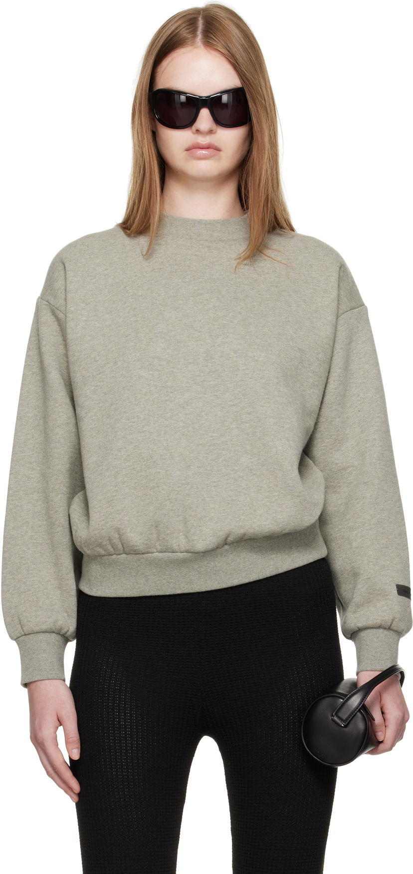 Dukserice Fear of God Fear of God ESSENTIALS Classic Fit Crewneck Sweatshirt Zelena | 192SP255555FW
