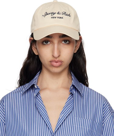 Kapa Sporty & Rich Sporty & Rich Syracuse Baseball Cap Bež | AC040612322CR01, 0