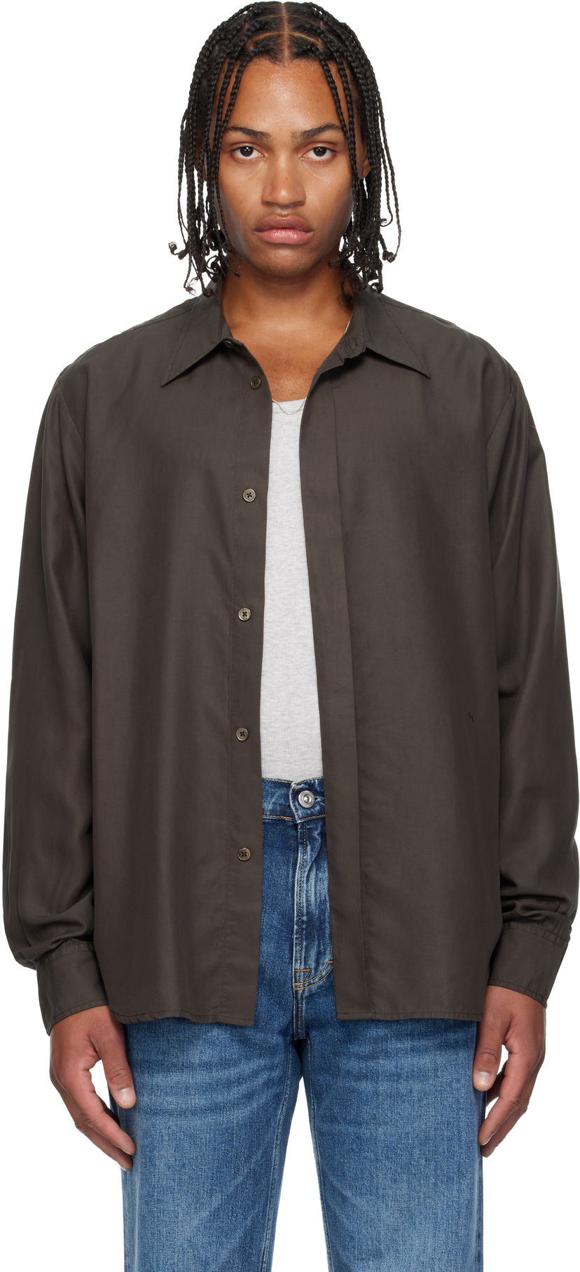 Košulja OUR LEGACY Evening Shirt Smeđa | M4252ED
