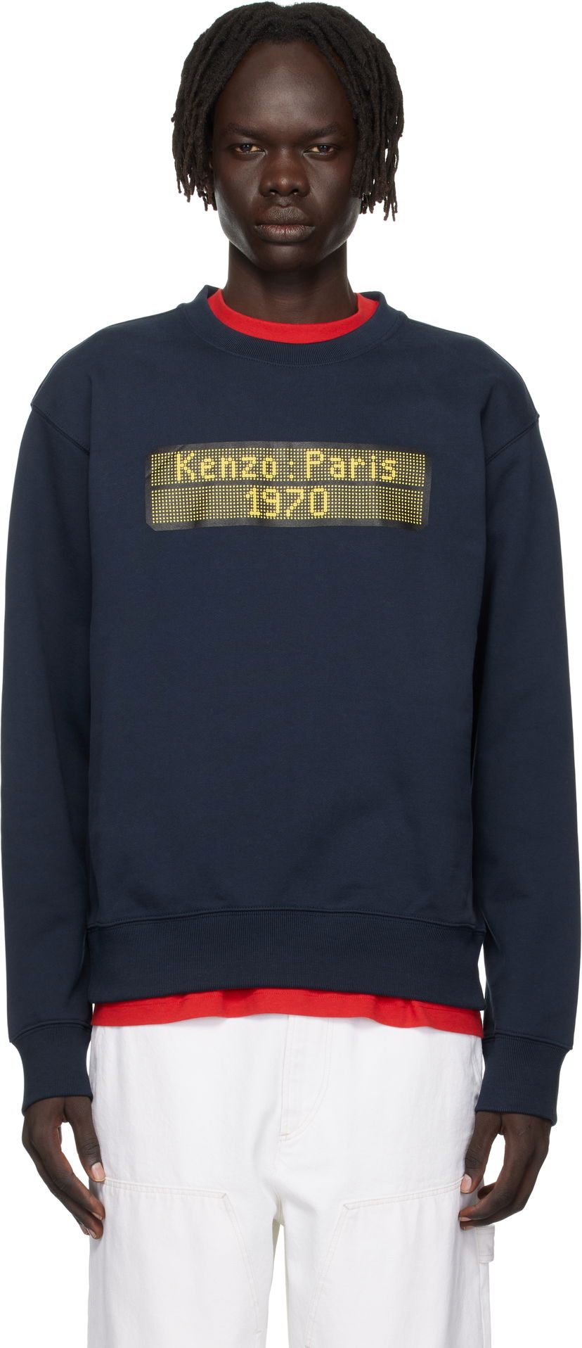 Dukserice KENZO Kenzo Paris 'KENZO City' Sweatshirt Tamnoplava | FF65SW2564MC
