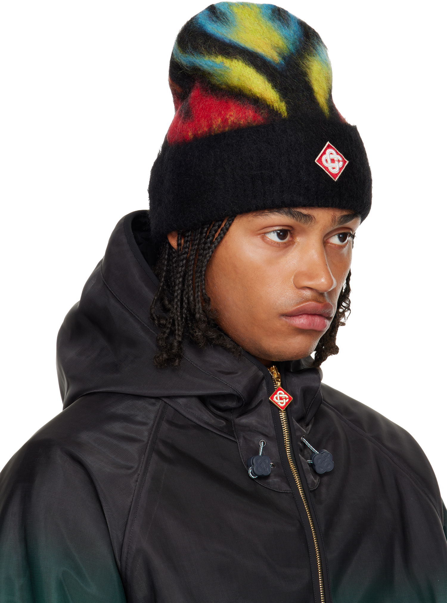 Kapica Casablanca Fluffy Flame Beanie Višebojno | A-AW25-HAT-100-01, 1