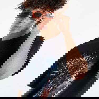 Majica kratkih rukava Urban Classics Thorned Mask Oversize T-Shirt Crna | MT1974 Black, 2