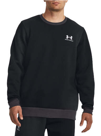 Dukserice Under Armour Essential Fleece Crewneck Crna | 1381213-001