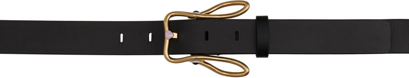 Pojasevi Bottega Veneta Bottega Veneta Rabbit Buckle Belt Crna | 826201 VALKO