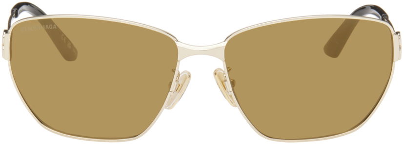 Sunčane naočale Balenciaga Rectangular Sunglasses Bež | BB0337SK