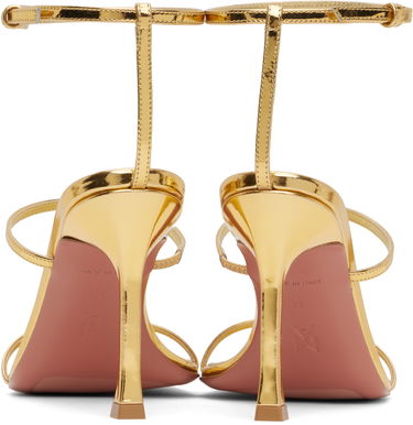 Dodaci Amina Muaddi Amina Muaddi Maya Heeled Sandals Metalik | MAYA SANDAL MIRROR, 1