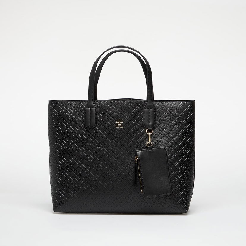 Tote bag Tommy Hilfiger Tommy Hilfiger Icon Tote Bag with Pouch Crna | AW0AW17684 BDS