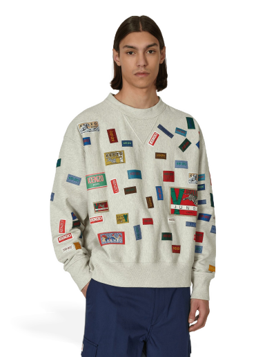 Dukserice KENZO Archive Labels Crewneck Sweatshirt Višebojno | FD55SW4974MC 93
